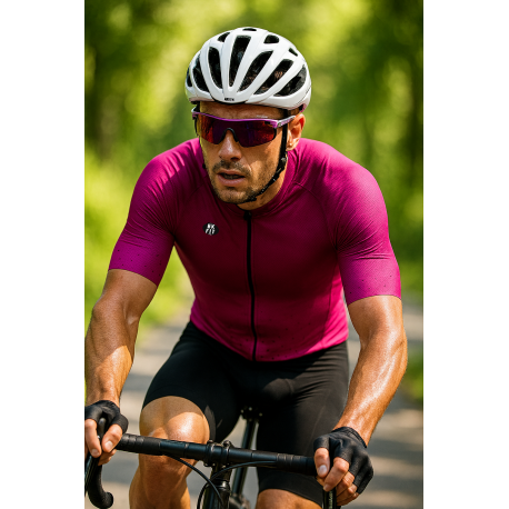 MAILLOT MANGA CORTA DEEP PINK