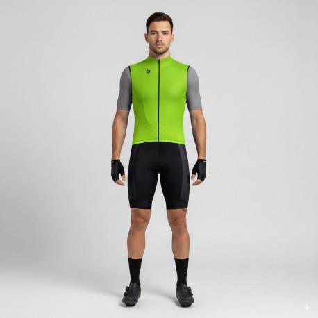 Chaleco Cortavientos XR Deep Light Green
