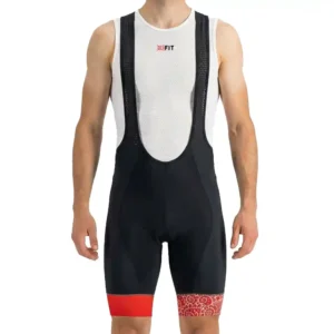 Culotte de ciclismo corto RED