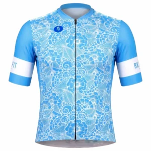 Maillot de ciclismo de manga corta FLOW BLUE