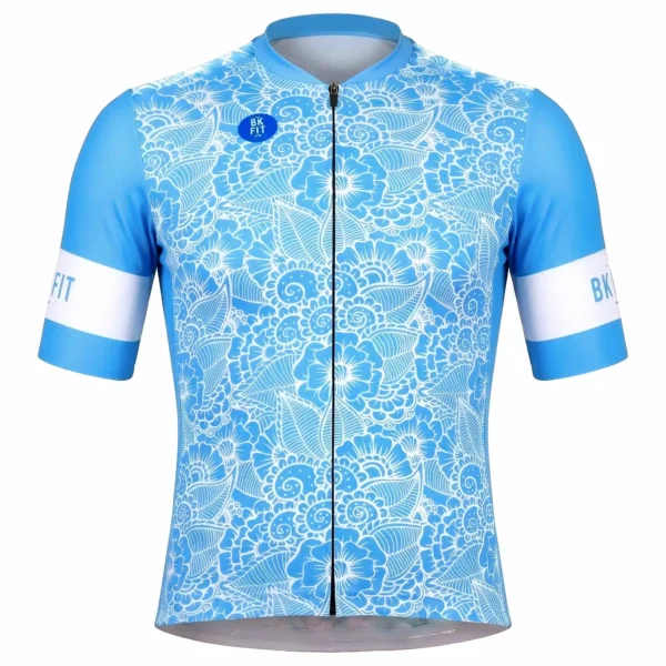Maillot de ciclismo de manga corta FLOW BLUE