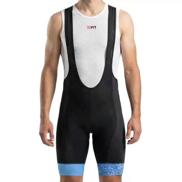 Culotte de ciclismo corto FLOW BLUE