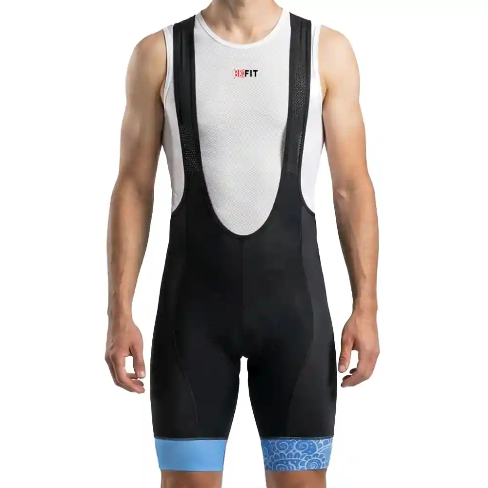 Culotte de ciclismo corto FLOW BLUE