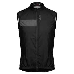 Chaleco cortaviento de ciclismo Black