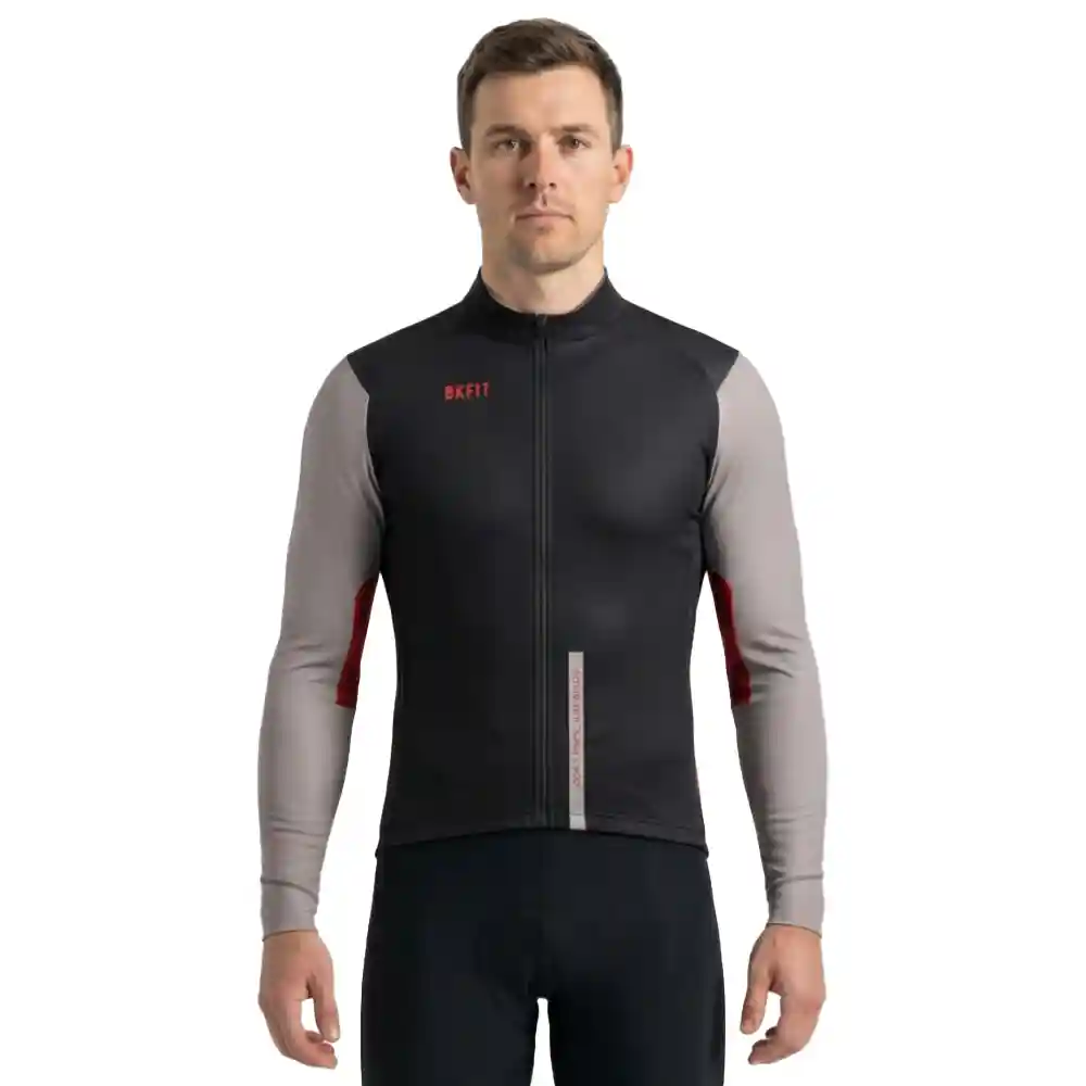Maillot de ciclismo de manga larga GO RED - Imagen 2