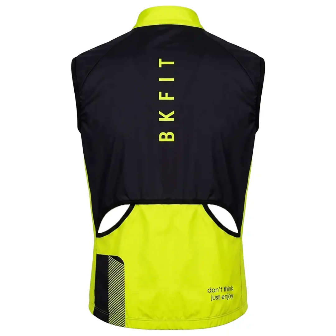 Chaleco cortaviento de ciclismo FLUOR DARK - Imagen 2